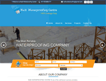 Tablet Screenshot of naikwaterproofing.com